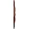 Ekena Millwork Rose and Ribbon Medallion (Canopies up to 4"), 23 5/8"OD x 4"ID x 1 1/2"P, Burnished Mahogany CM23ROBMC - alternate 2
